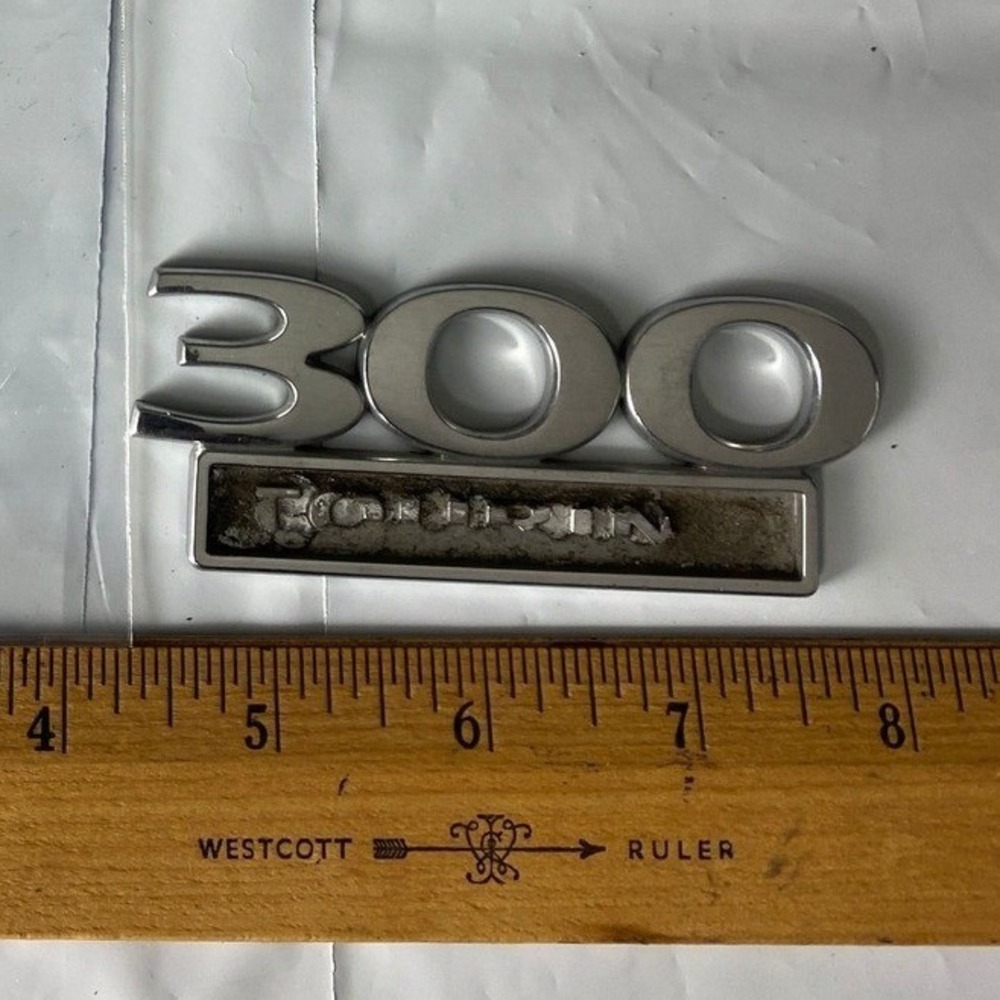 Chrysler 300 Touring Rear Trunk Lid Emblem Badge Chrome OEM